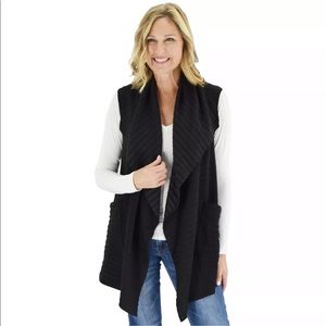 Le Moda Sleeveless Longline Cardigan
